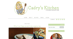 Desktop Screenshot of cadryskitchen.com