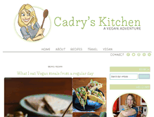 Tablet Screenshot of cadryskitchen.com